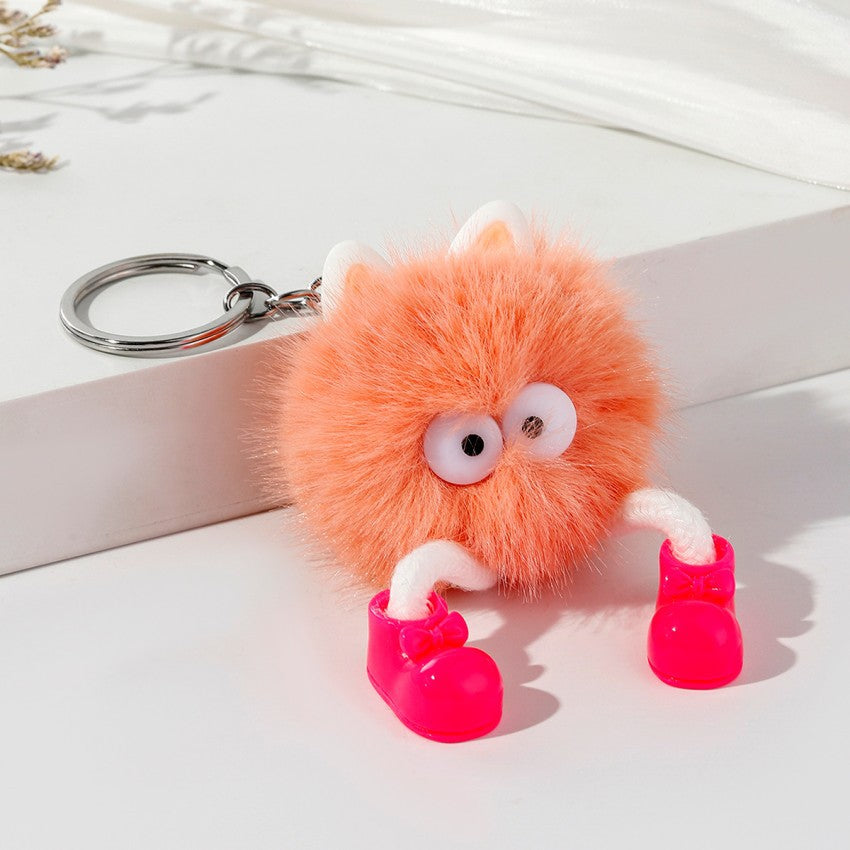 Wholesale Cartoon Monster Plush Keychain